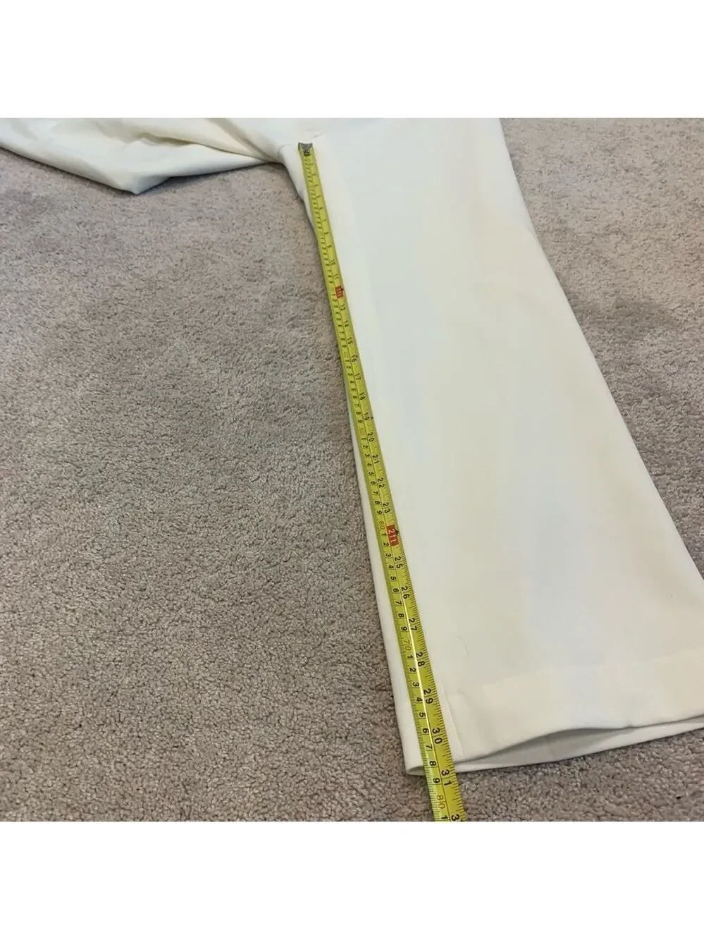 LIZ Claiborne cream Audra trouser pants Sz 6